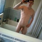 Straight Naked Phone Pic