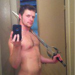 Sword Guy Naked Selfie