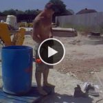 Construction Worker Strips Down In Front Of Buddies1