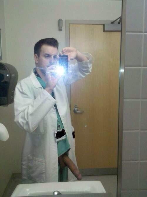 Straight Doctor Big Cock Selfie
