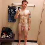 Sexy Guy Naked on Changing Room