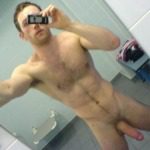 Straight Guy on Locker Room Naked Selfie