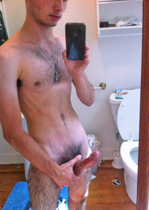 Sexy Hairy Straight Guy Selfie