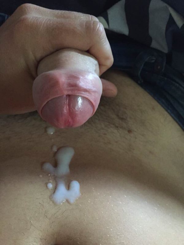 Uncut Cock and Cum