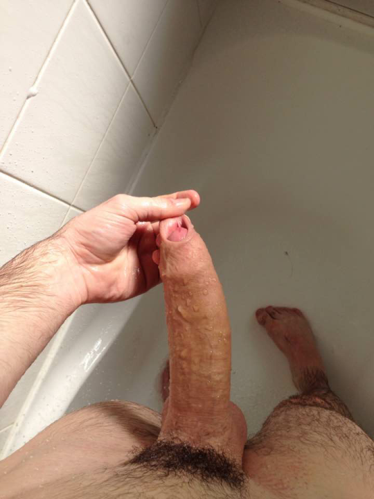 Playing in the shower