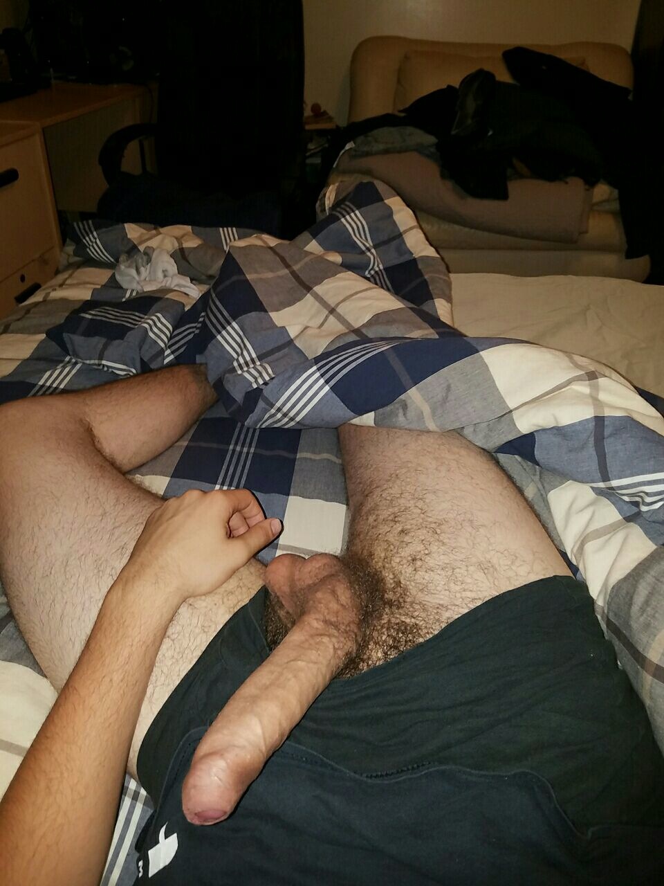 Super long uncut cock