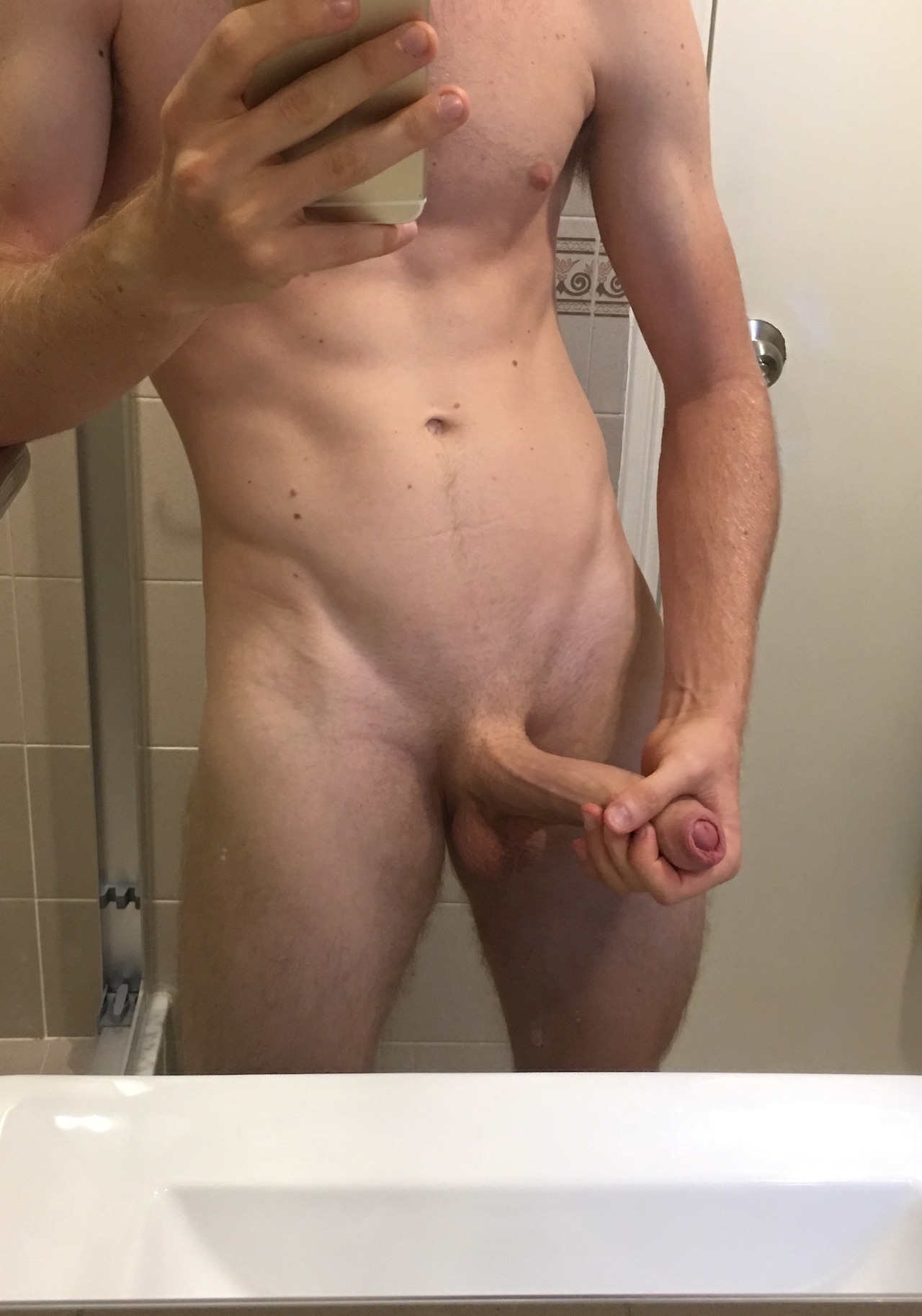 Mirror long cock