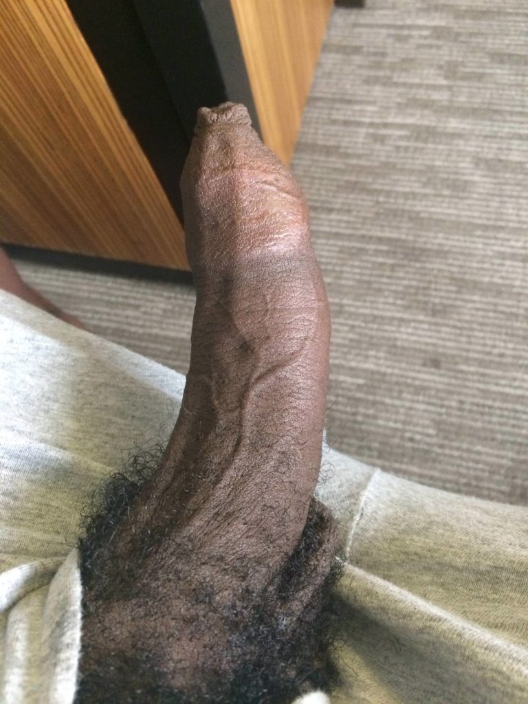 Big Black Man Uncut Cock