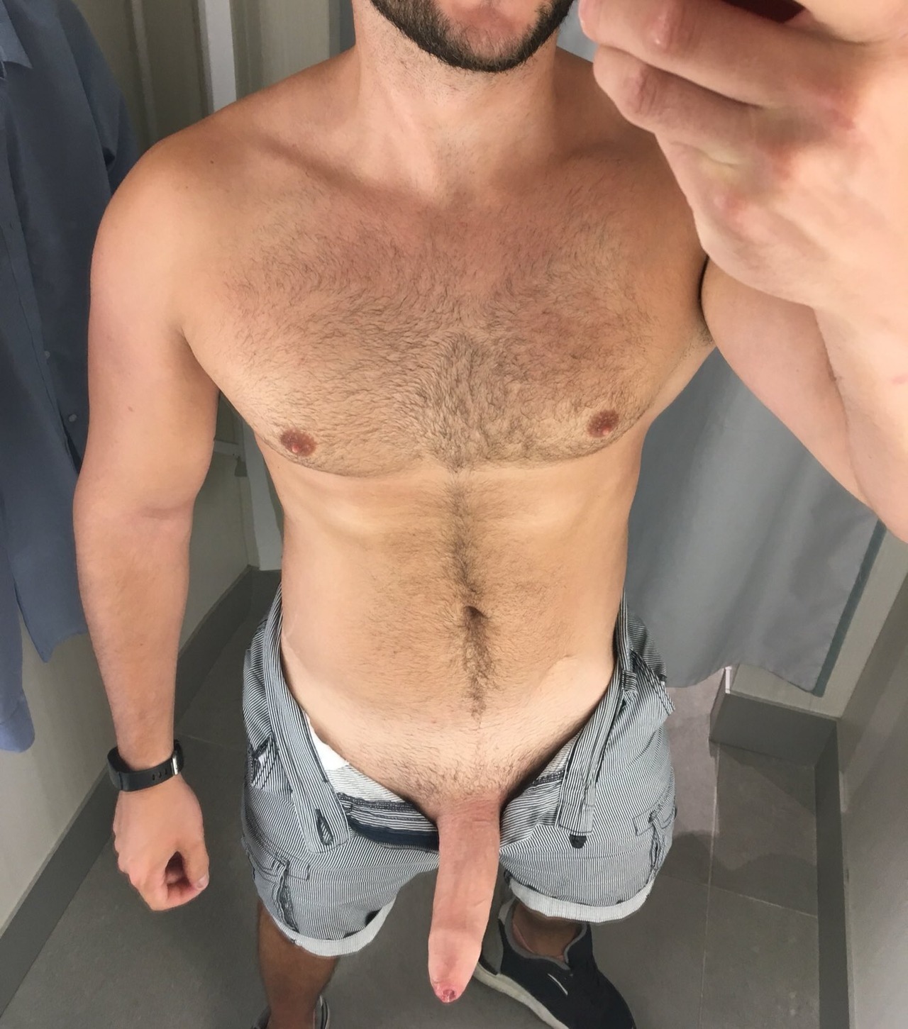 boner straight guy naked selfie