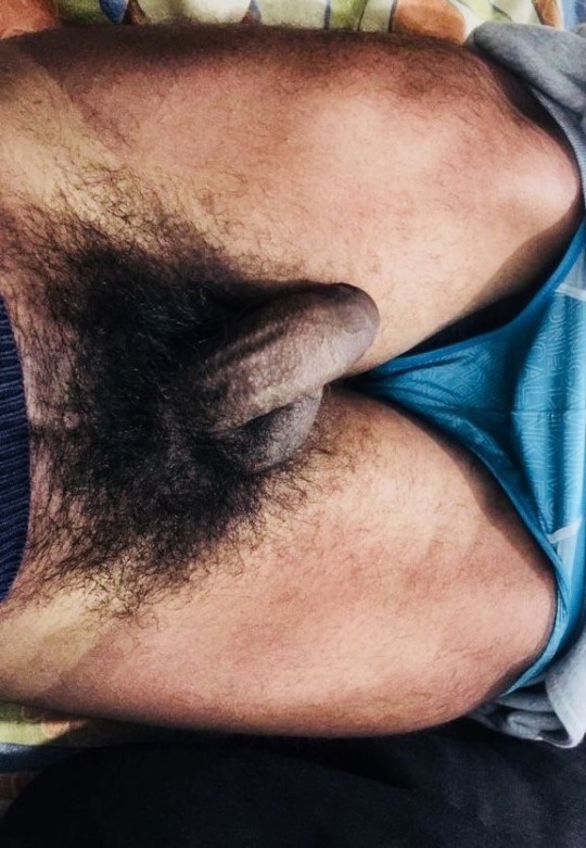 A lot of pubic hair between my sleeping dick