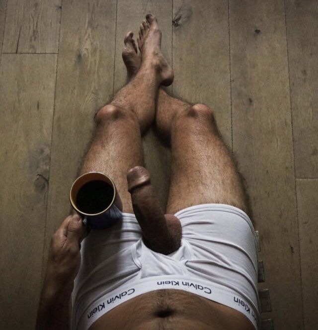 The black coffee in the morning provokes me an erection