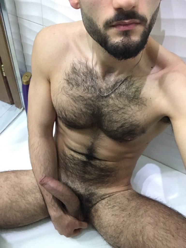 I need help to lower my erection in the bathroom
