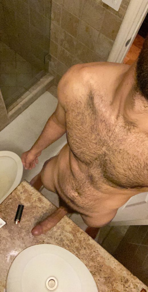 Sefie showing my dick in the bathroom