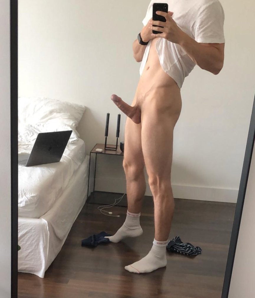 Naked guys in socks