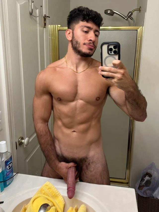 Soft smile but hard cock
