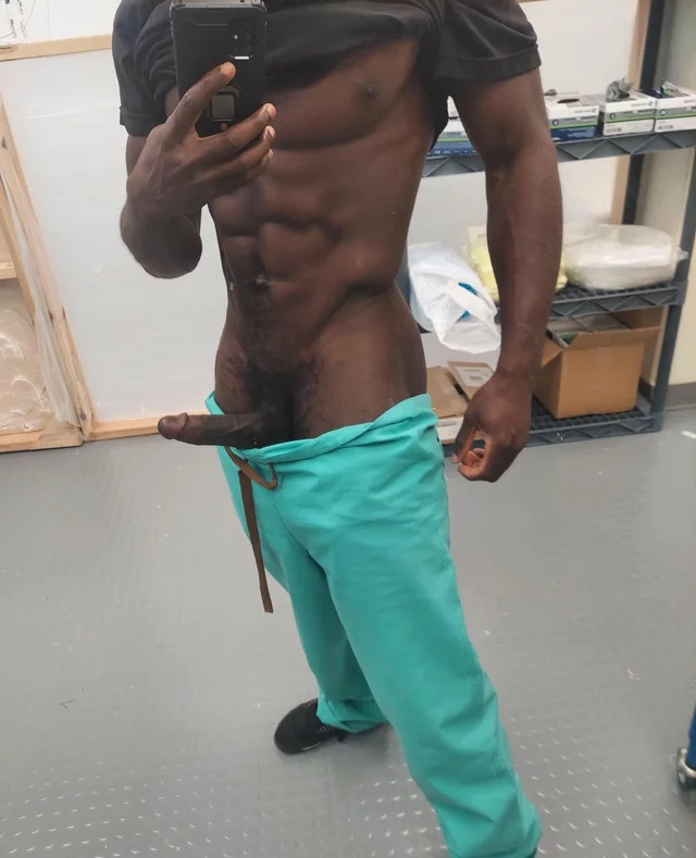 Black Nurse Cut Cock