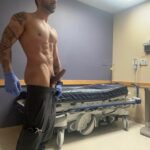 Male Nurse With His Pants Down